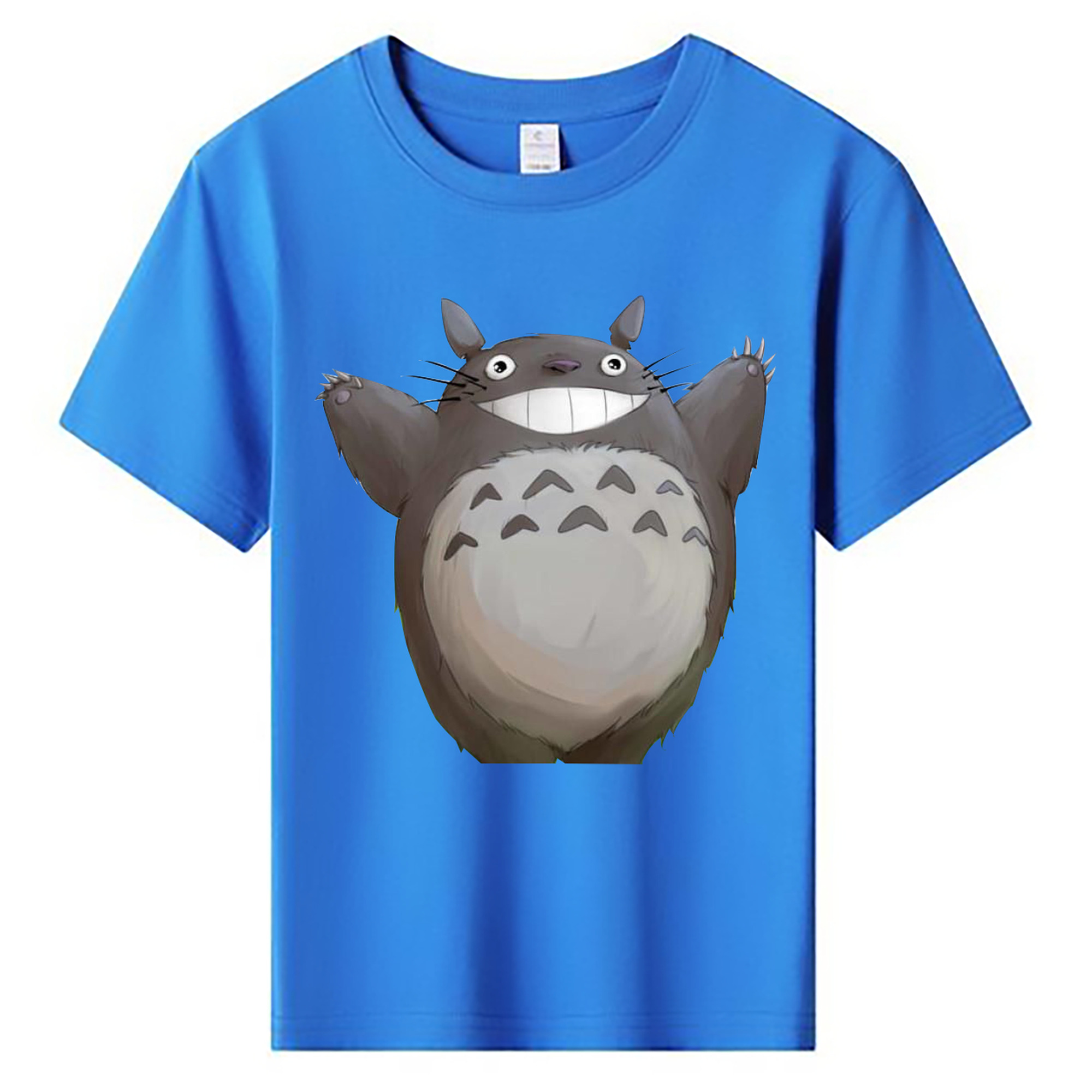 （画像用） となりのトトロ 草壁メイ 草壁サツキ My Neighbor Totoro Satsuki Kusakabe Mei Kusakabe 綿100％キッズTシャツ（フロントプリント）